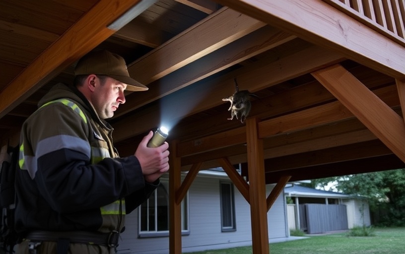 Under Deck Possum Removal in Abbotsford